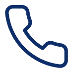 Symbol eines Telefons – steht für Kontaktaufnahme oder Support.